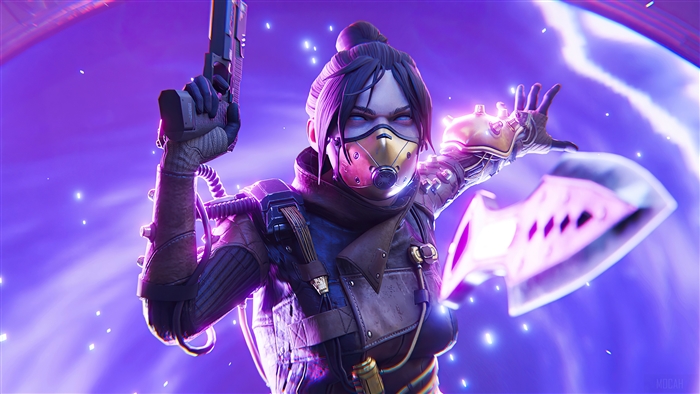 Wraith from Apex Legends with Kunai in 4K