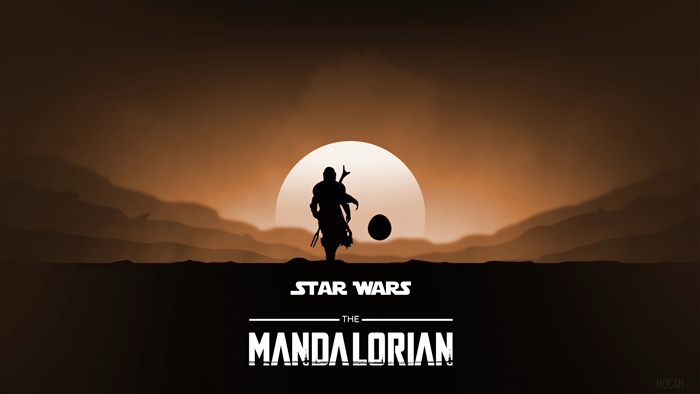 The Mandalorian Sunset 4K
