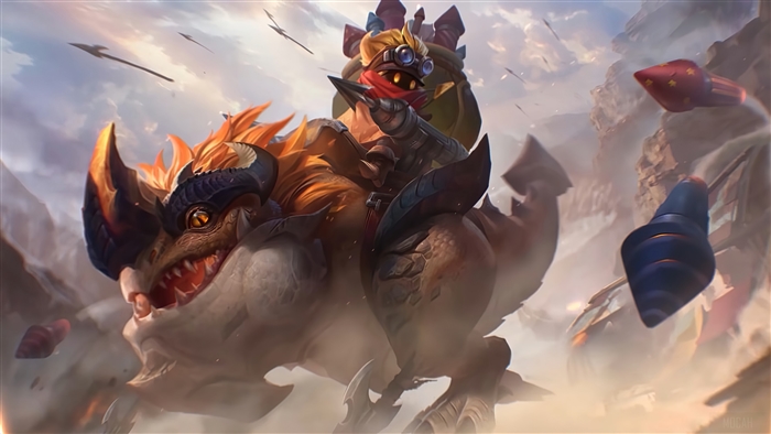 Barats Riding Dino Beast in Mobile Legends 4K