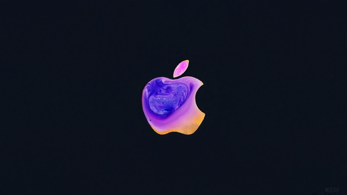 Apple Logo Digital Art 4K