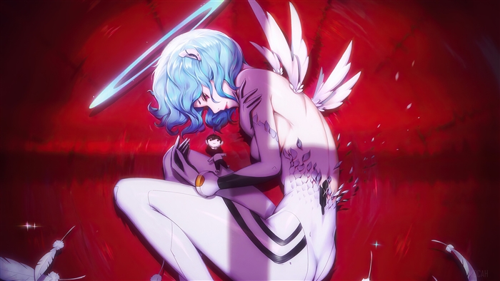 Rei Ayanami Angel Form from Evangelion 4K