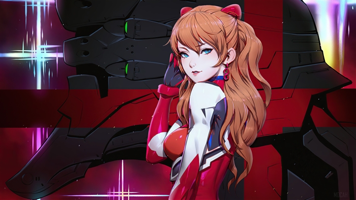 Asuka Langley Soryu from Evangelion 4K