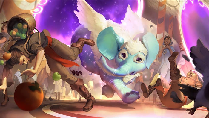 Startled Stomper from Legends of Runeterra 4K