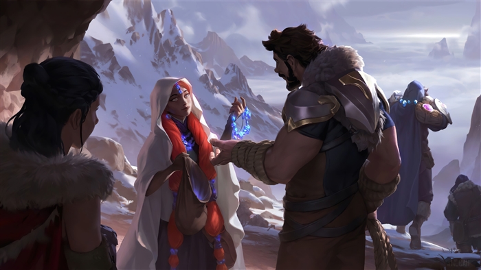 Gift Giver from Targon in Legends of Runeterra 4K