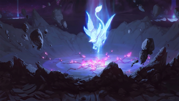 Fledgling Stellacorn from Legends of Runeterra 4K