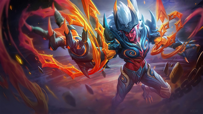 Khufra Volcanic Overlord Skin Mobile Legends 4K