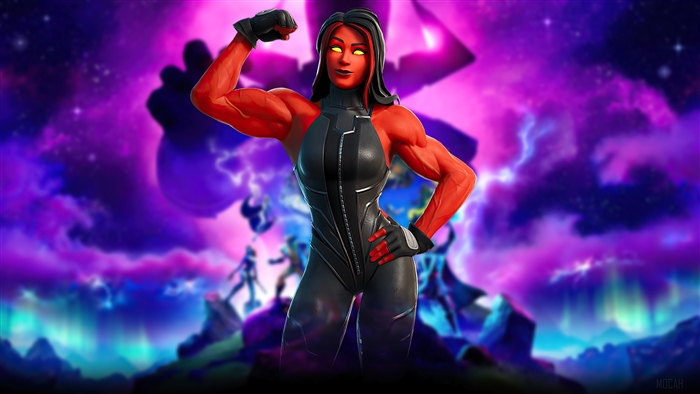 Red She-Hulk from Fortnite Chapter 2 Season 4 4K