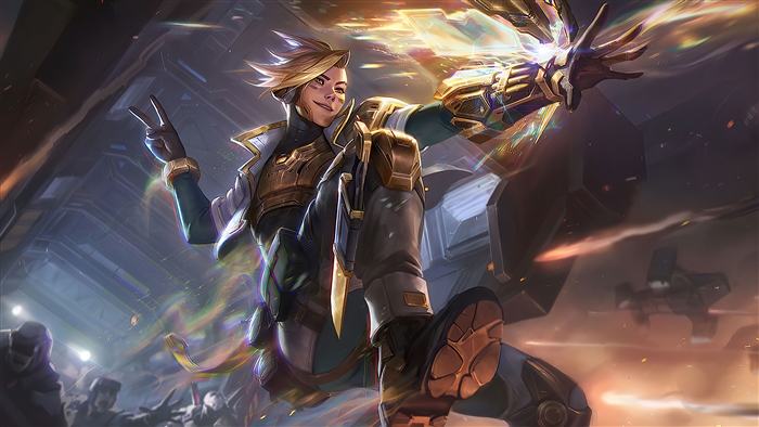 PsyOps Ezreal Prestige Edition 4K Splash Art