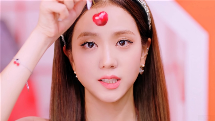 Jisoo from BLACKPINK with Cherry 4K