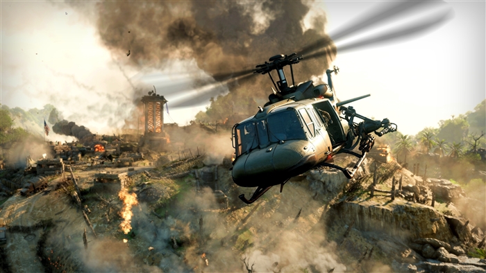 Call of Duty Black Ops Cold War Helicopter 4K