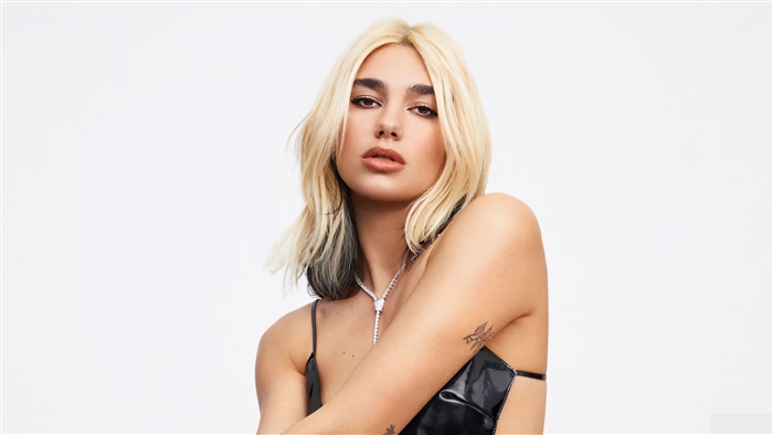 Dua Lipa blonde singer 4K