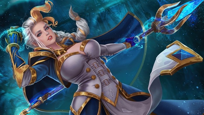 Jaina Proudmoore in World of Warcraft 4K Art