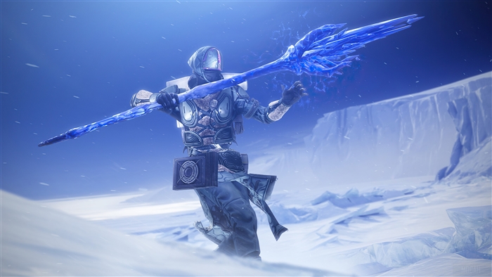 Warlock from Destiny 2 using Shadebinder in 4K