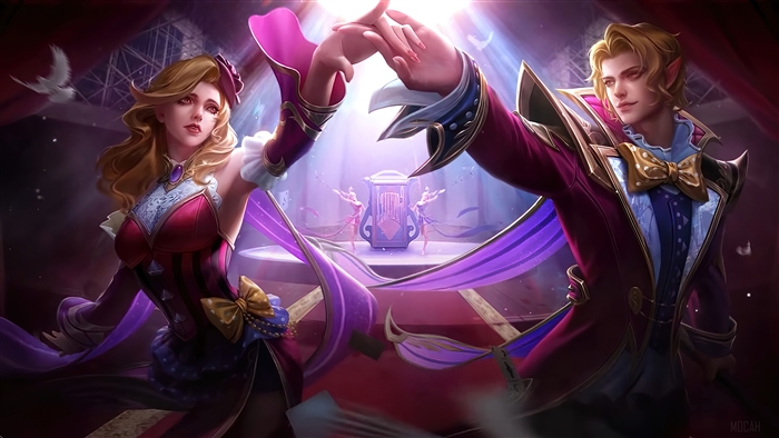 Carmilla and Cecilion The Illusionist 4K Mobile Legends