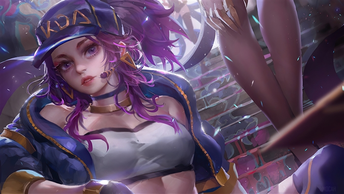 Akali from League of Legends KDA 4K