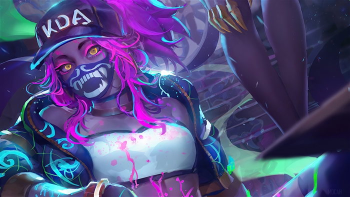 Akali from League of Legends KDA 4K