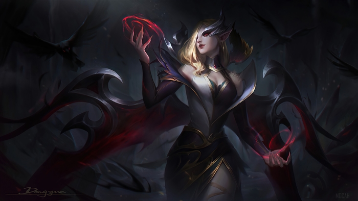 Coven Morgana from League of Legends 4K