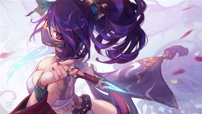 Akali from League of Legends 4K