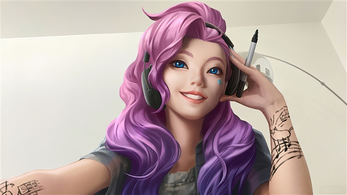 Seraphine from League of Legends 4K