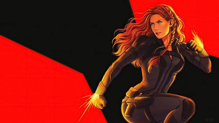 Black Widow from Black Widow Art 4K