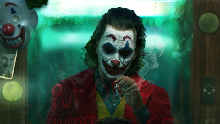 Joker smoking a cigarette, Joaquin Phoenix 4K