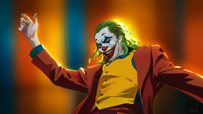 Joker Smiling Dramatically Art 4K