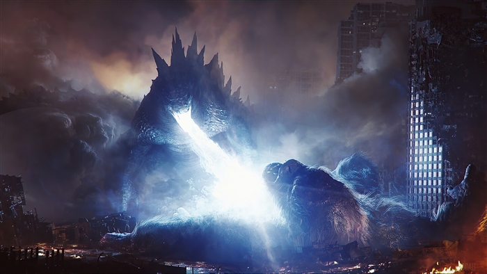 Godzilla vs Kong 4K Epic Battle Scene