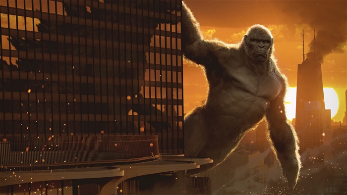King Kong in Godzilla vs Kong 2021 Sunset Scene 4K