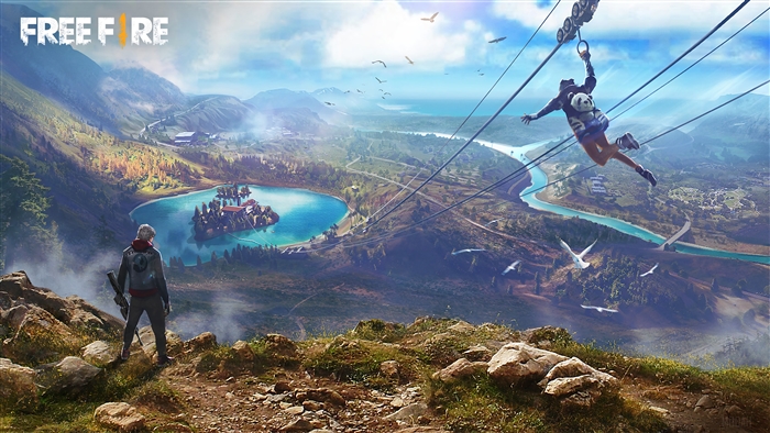 Garena Free Fire Battle Royale Scenic Map 4K