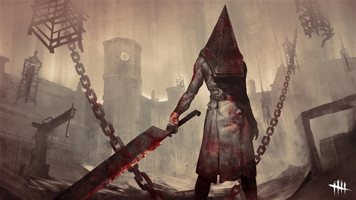 Silent Hill Pyramid Head with Massive Blade 4K