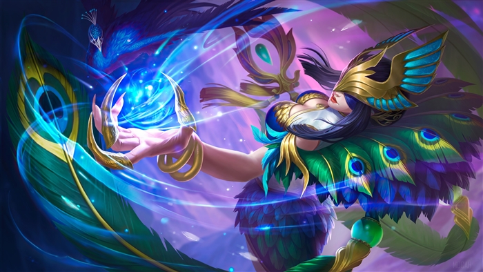 Pharsa Peafowls Dance Skin Mobile Legends 4K