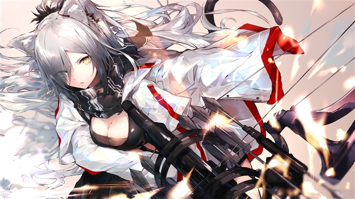 Arknights Anime Girl with Crossbow 4K