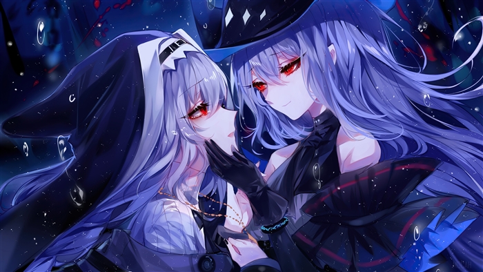 Skadi and Specter 4K Arknights Anime Girls
