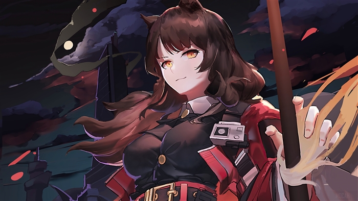 Amber from Arknights