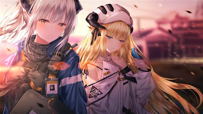Liskarm and Nightingale from Arknights 4K