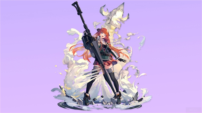 Bagpipe from Arknights in Dynamic Pose 4K