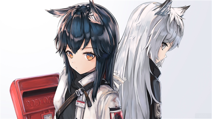 Texas and Lappland from Arknights 4K