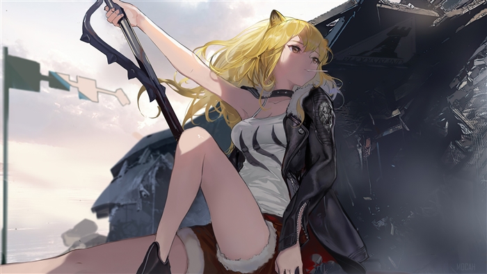 Siege from Arknights in Dynamic 4K Artwork