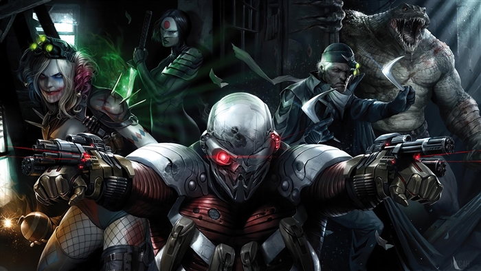 Suicide Squad Characters in Action 4K