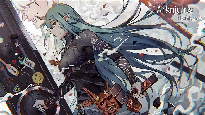 Hoshiguma from Arknights 4K
