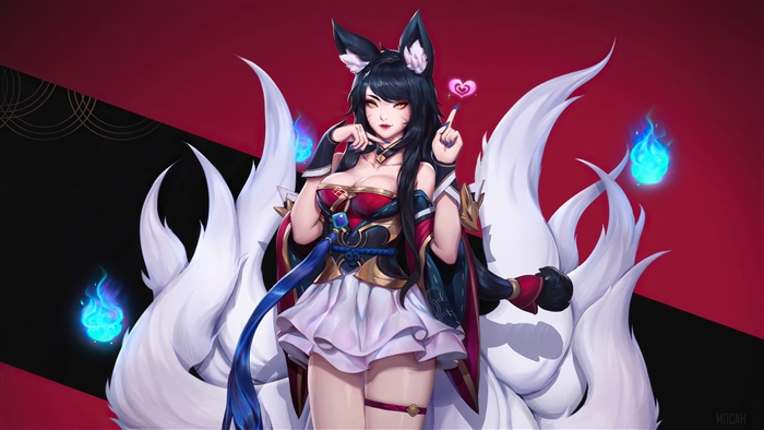 Ahri from League of Legends 4K