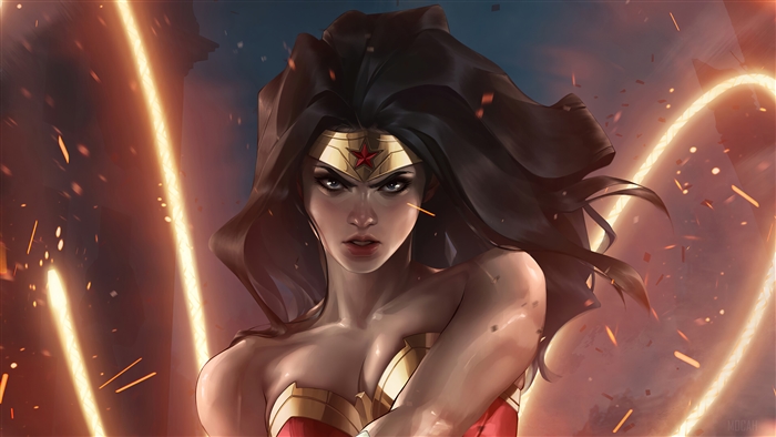 Wonder Woman with Lasso of Truth 4K
