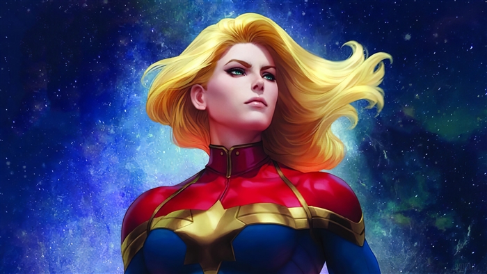 Captain Marvel from Marvel Comics 4K