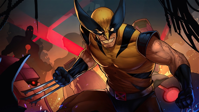 Wolverine in Suit Action Scene 4K