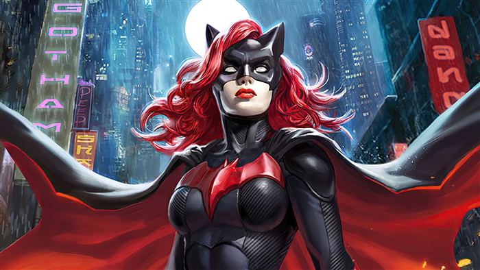 Batwoman from DC Comics in Gotham City 4K