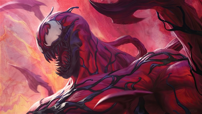 Carnage Supervillain 4K Artwork