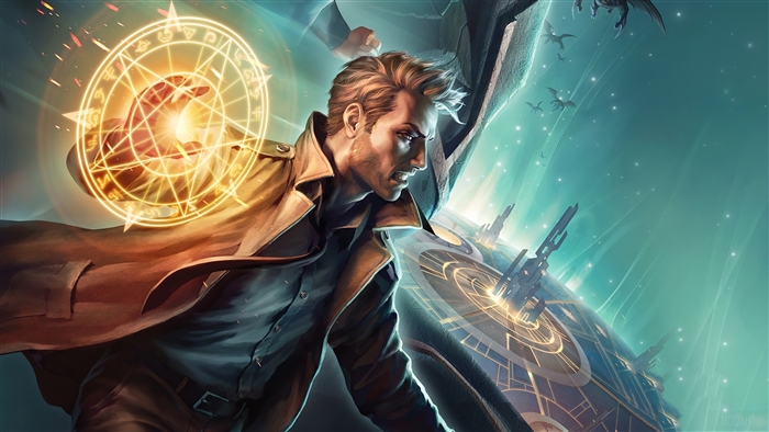 John Constantine Casting a Magical Spell 4K