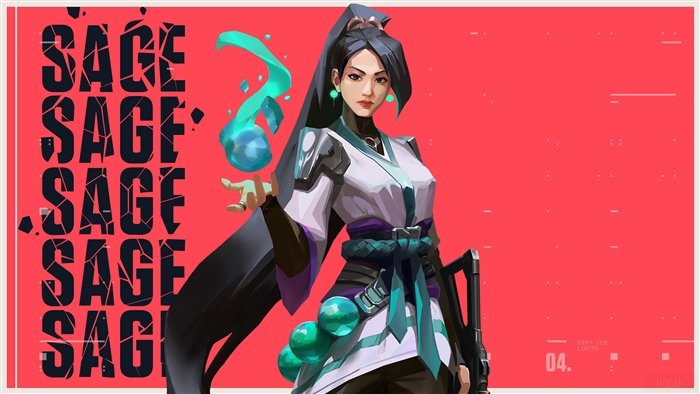 Sage from Valorant 4K