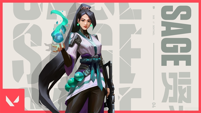 Sage from Valorant 4K
