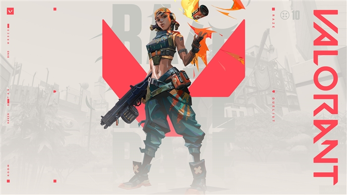 Raze from Valorant 4K